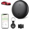 Wowfast Localizzatore Android per auto, dispositivo di localizzazione portatile, app per auto [Find My Device], dispositivo di localizzazione del veicolo senza costi mensili, tracker Bluetooth (non adatto per