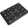Plyisty Duplicatore di unità Flash USB, Masterizzatore Clonatore, Hub USB a 16 Porte, Copiatrice di unità Flash USB 2.0, per Scheda SD TF, unità Flash USB, HDD (Spina europea)