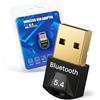 AIYEEN Adattatore USB Bluetooth 5.4 AIYEEN per PC, dongle Bluetooth USB senza driver per computer desktop, collega fino a 5 dispositivi, portata di 20 m, per cuffie, altoparlanti, mouse, tastiera (Windows)