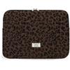 SDSFGX Leopard - Custodia protettiva imbottita per MacBook Pro/Air da 13 a 15 pollici, alla moda, universale