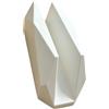 CAZSTYK Supporto per notebook per l ' installazione sulla scrivania, White | Supporto verticale per laptop per notebook a 17 mm spessore Base integrata compatta per l ' archiviazione