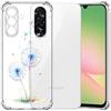 Choeeu ChoosEU Trasparente Cover per Samsung Galaxy A57 5G, Blu Dente di leone | Sottile TPU Silicone Trasparente Custodia, Disegni Colorate Fiore Fiori Motivo, per Ragazza, Antiurto Protettiva Morbido Case