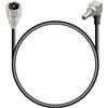 Vecys FME Maschio a CRC9 Maschio ad Angolo Retto Cavo Coassiale RF 90 Gradi RG174 30CM/12IN per Router Antenne 2G 3G 4G LTE Banda Larga Mobile WLAN Wireless