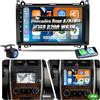 NHOPEEW 2G+64G Autoradio für Mercedes Benz A/B/V-Klasse W169 B200 W639 W245 Vito Viano Sprinter - Wireless Carplay & Android Auto - 9-Zoll-Android-Stereoanlage mit WiFi, GPS, FM, RDS + Rückfahrkamera