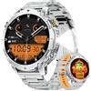 HIRREO Smartwatch Uomo 1400mah, 1.7 Orologio Intelligente Fitness con Chiamate Bluetooth,Militari Smart Watch Tracker 120+ Modalità Sportive per Cardiofrequenzimetro,SpO2, Torcia,Bussola per Android/iOS