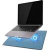 HERCHR Pad di Raffreddamento per Laptop, Supporto per Pad di Raffreddamento per Giochi con Doppia Ventola a Basso Rumore per Laptop, Laptop Entro 17 Pollici