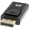 RiteAV - Adattatore DisplayPort 4K a HDMI, DP a HDMI, adattatore DisplayPort HD con trasmissione audio e risoluzione di buona qualità, compatibile con monitor, laptop, proiettore, TV