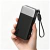 NOBIS Power Bank 90W 20000mAh, cavo USB-C rimovibile per MacBook Pad Phone | 2 USB-C (In/Out), 2 USB-A, Display Digitale, ideale per notebook, lavoro, viaggi, campeggio e smart working
