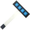 Generic 10 pz 1x4 4 Tasti Matrice Interruttore di Membrana Tastiera Pannello di Controllo Tastiera SCM Estesa Tastiera Super Sottile per Arduino