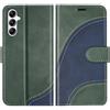 BoxTii Cover per Samsung Galaxy S24 Plus, Custodia in PU Pelle Portafoglio, Magnetica Cover a Libro con Slot per Schede per Galaxy S24 Plus, Verde