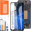Arbilato Schermo LCD per Samsung Galaxy S24 5G, con cornice | S921B SM-S921B/DS SM-S921U Schermo di ricambio touch screen digitizer kit di riparazione completo