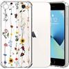 Choeeu ChoosEU Trasparente Cover per iPhone SE 2022/2020(SE 3/2)/ 7/8, Girasole | Sottile TPU Silicone Trasparente Custodia, Disegni Colorate Fiore Fiori Motivo, per Ragazza, Antiurto Protettiva Morbido Case