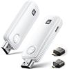 WELUSOPU Wireless HDMI Transmitter and Receiver 1080P, 5G Low-Latency, No Apps/WI-FI | 50m HDMI Wireless Display Extender, Trasmettitore ricevitore for Casting Video from PC/Laptop to TV/Proiettore/Monitor