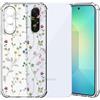 Choeeu ChoosEU Trasparente Cover per Samsung Galaxy A56 5G con Fiori, Colorata | Sottile TPU Silicone Trasparente Custodia, Disegni Colorate Fiore Fiori Motivo, per Ragazza, Antiurto Protettiva Morbido Case