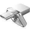 EAGET Chiavetta USB C da 128 GB, doppia USB 3.2 Gen 1 Type-C e USB-A, fino a 150 MB/s, chiavetta USB girevole in metallo per iPhone 15/16/17, Android, tablet, laptop, auto, console