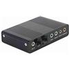 Bewinner Scheda audio esterna USB 5.1, scheda audio surround USB a 6 canali, adattatore audio ottico digitale SPDIF per computer portatile