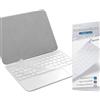Digi-Tatoo Custodia per tastiera per iPad Magic Keyboard Folio compatibile con iPad (10a generazione, 11, versione 2022), ultra sottile, materiale TPU trasparente, pellicola protettiva per tastiera