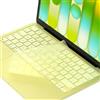 BlueSwan Copritastiera Compatibile con MacBook Neo, Air, Pro, Giallo | MacBook Neo 2026, MacBook Air 13,6/15 M5-M2 2026-2022, MacBook Pro 14/16 M5-M1 Pro/Max 2026-2021, Tastiera UK/EU