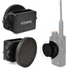 HYSHIKRA Supporto universale magnetico per radio e walkie talkie (43-R) | da Montaggio a Parete Compatibile con Baofeng, Quansheng, Motorola, Kenwood e altri Ricetrasme