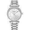 Stuhrling Original Stuhrling - Orologio da donna al quarzo, con lunetta borchiata di cristallo e bracciale in acciaio inossidabile