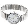 Garneck Orologio al Quarzo Classico da Polso Quadrante Grande, Argento | Design Luminoso, Display Numerico Ampio, Precisa Misura, Stile Classico e Moderno Stile Casuale
