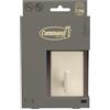 Command Decor Gancio Metallico Grande DCR02BE-EU, Beige Chiaro, 1 Gancio + 6 Strisce/Confezione