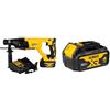 DEWALT dch133 M1 martello perforatore elettrico senza fili 18 V SDS Plus & DCB182-XJ Batteria XR Litio 18 V, 4 Ah