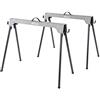 Evolution Power Tools Cavalletto pieghevole compatto (detto anche banco da lavoro, cavalletto da lavoro, supporto da taglio) - Supporta fino a 500 kg - Leggero e portatile, Confezione doppia