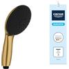 GROHE Vitalio Start 110 Doccia a Mano 3 Getti, Oro Spazzolato, 26031GN1 | 3 Modalità di Getto, Selettore GROHE SmartSwitch, Ugelli SpeedClean, Adattamento Universale