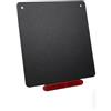 DHNEIYGC Portatarga Moto 200 x 180 mm, Supporto in Lega di Alluminio con Catadiottro Posteriore 101mm, Telaio Targa per Montaggio Posteriore, Motocicletta, Scooter, Ciclomotori e ATV