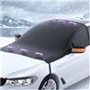 Generico Copri Parabrezza Antigrandine Compatibile Con Opel Omega | Telo Per Ghiaccio Parabrezza Protezione Invernale Da Pioggia E Neve,Aderenza Impermeabile,Con Cinghie Di Fissaggio