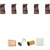 HOFFCAR Kit tagliando 4 FILTRI e 5L OLIO M compatibile con Audi A3 (8V1,8VK) 1.6 tdi 30 Tdi 85kw dal 2017