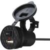 brooksnaji Caricatore USB Motociclistico-Caricabatterie Telefonici USB Facili Da Installare, Caricatore Di Telefoni In Bici Di Alta Qualità | CARCHEGGIO FASTRO INFORMATIVO 12V Con Interruttore P0WER, Caricabatte