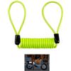 Cyiamku Cavo di Promemoria Blocco Disco Moto, Memory Cable estensibile ad Alta Visibilità, Accessorio di Sicurezza Antifurto Universale per Moto Scooter Bicicletta, Cavo a Spirale in Acciaio rivestito in PVC