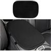 CGEAMDY Cuscinetti Bracciolo Auto, Protezione Antigraffio per Console Centrale, Bracciolo Console Centrale in Peluche, Accessori Decorativi E Protettivi Interni Universali Automobilistico(Nero)