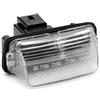 GearPrice Luce targa originale Peugeot Citroen OE 6340.A3 per Peugeot 206 207 307 308 406 407 Expert Partner Citroën Berlingo C2 C3 C4 C5