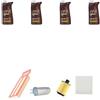 HOFFCAR Kit tagliando 4 FILTRI e 4L OLIO M compatibile con Alfa Romeo Mito (955) 1,3 jtdm 62kw dal 2011