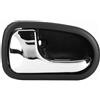 TKSE Maniglia Per Portiera Interna, Maniglia Per Portiera Interna Per Auto Sinistra in ABS Nera Adatta Per Mazda 323 Astina BJ 1998-2003