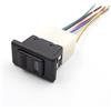 Dream starting point Interruttore a pulsante per alzacristallo Singolo e doppio con spina Interruttori per alzacristalli a 5 pin Alimentazione per auto Porte elettriche Connettore per pulsante Windows Sokcet(Single)