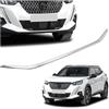 CHROMEMASTER | Compatibile con Peugeot 2008 2020-2023 | Profilo per Griglia del Paraurti Anteriore; Acciaio inossidabile Lucidato | Neues, Adattamento Perfetto; Nuovo Aspetto Attraente dell'Auto