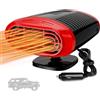 Jaaduem Riscaldatore per Auto 12V 150W, Sbrinatore del Parabrezza Ruotabile a 360°, Riscaldatore Portatile 2 in 1 per Auto per Sbrinamento, Ventola di Riscaldamento o Raffreddamento Rapido da 150W per Auto