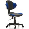 hjh OFFICE sedia girevole per bambini KIDDY GTI-2 sedia da scrivania per bambini regolabile in altezza senza braccioli in tessuto