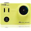 Midland Telecamera d'azione 4K Ultra HD MIDLAND H9 (giallo, taglia unica)