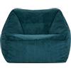 But icona poltrona a sacco gigante Bean Bag Natalia, blu-verde, sacco a sacco XXL in velluto a coste per adulti con imbottitura per il soggiorno, sacco a sacco gigante XXL in velluto a coste - Germany