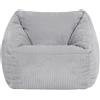 Icon Beanbags icon Bean Bag Borsa a fagiolo soffice per bambini Natalia, Grigio, Borsa a fagiolo in corda per bambini, Grande, Sedia a fagiolo per bambini con imbottitura - Germany