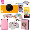 Kodak Kit regalo fotocamera istantanea Kodak Printomatic a colori, completo di custodia morbida e 2 confezioni di carta Zink 2x3