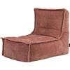 Icon Beanbags Divano-pouf Icon Dolce Cord, imbottito, color rosa