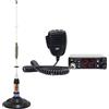 PNI Trasmettitore radio CB PNI Escort HP 5500 + antenna CB PNI ML70, inclusa una base magnetica da 145 mm
