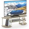 Furinno Supporto TV Furinno Turn-S-Tube per televisori fino a 55 pollici, finitura Sonoma