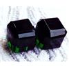 harshj_0 Brasiliano Verde Scuro Topazio Cubo 40 A 50 KT Paio Certificato Loose Gemma H22